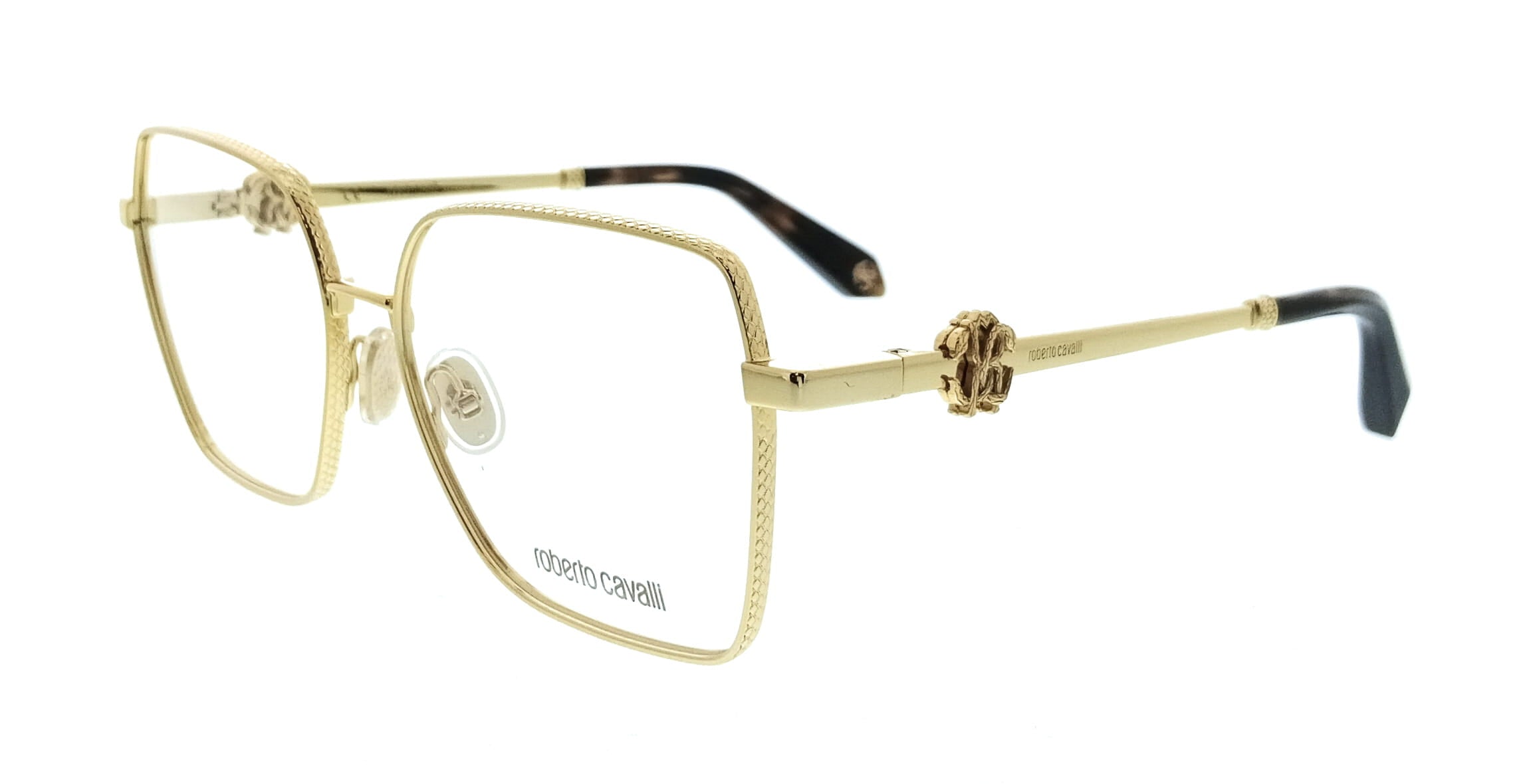 Roberto Cavalli Roberto Cavalli Yellow Gold Square VRC029 570400 Eyeglasses
