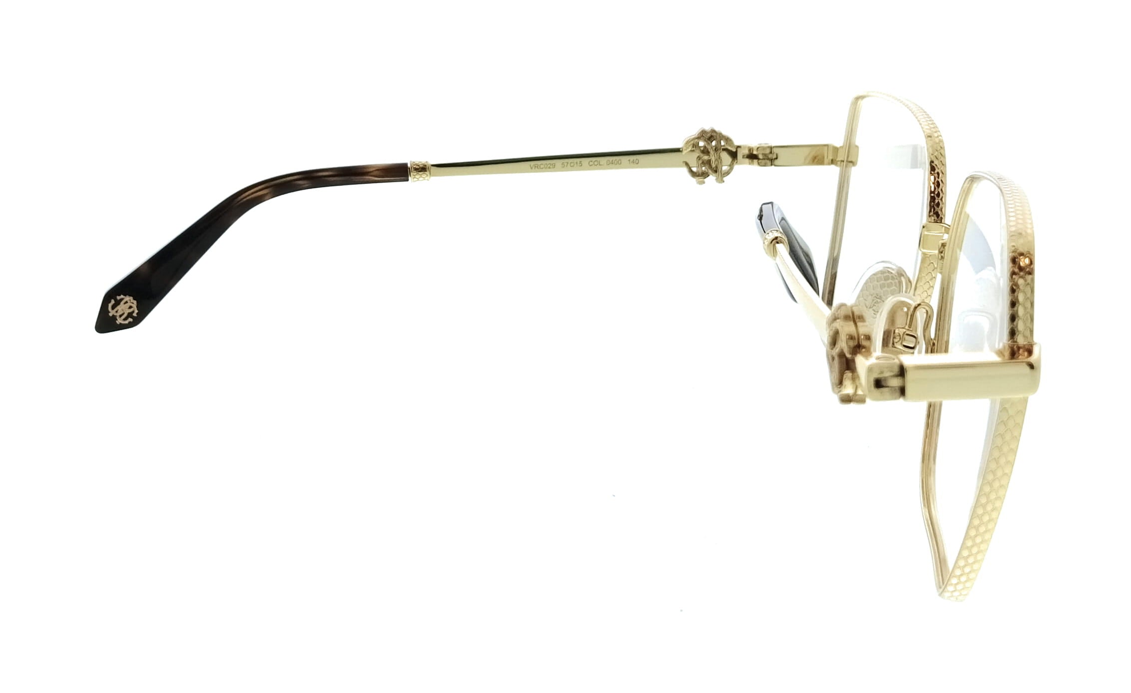 Roberto Cavalli Roberto Cavalli Yellow Gold Square VRC029 570400 Eyeglasses