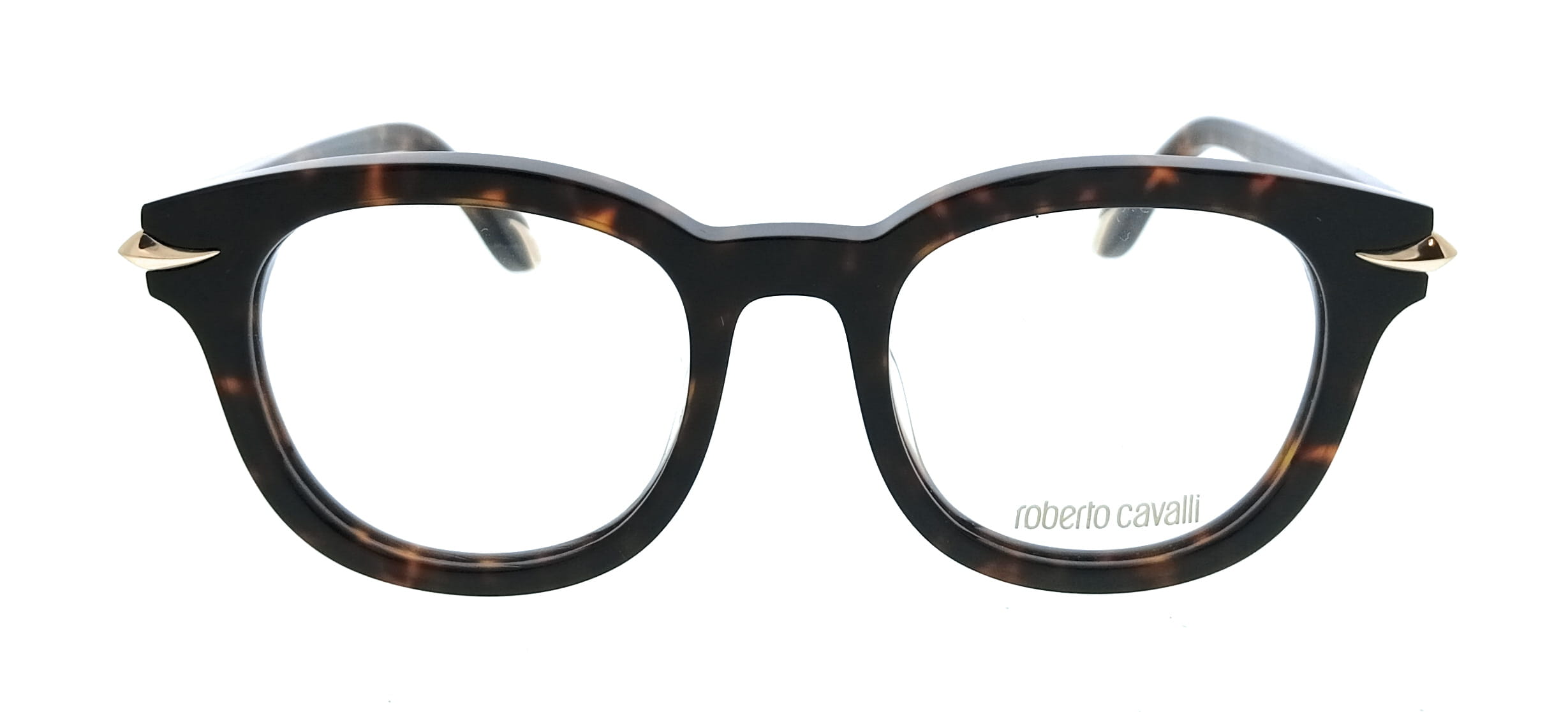 Roberto Cavalli Roberto Cavalli Brown Yellow Havan Square VRC044M490743 Eyeglasses