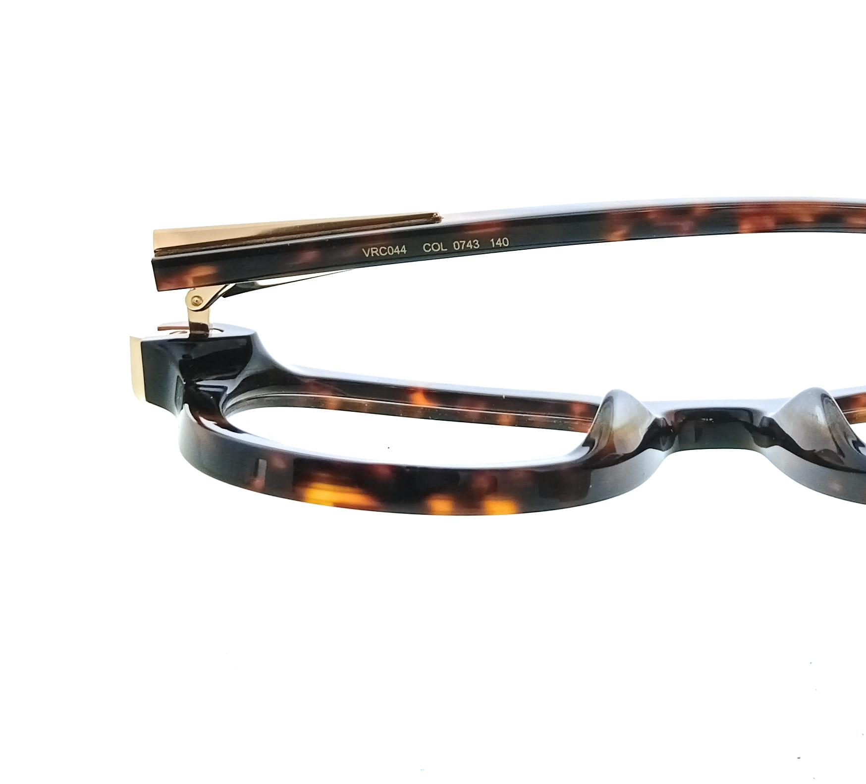 Roberto Cavalli Roberto Cavalli Brown Yellow Havan Square VRC044M490743 Eyeglasses