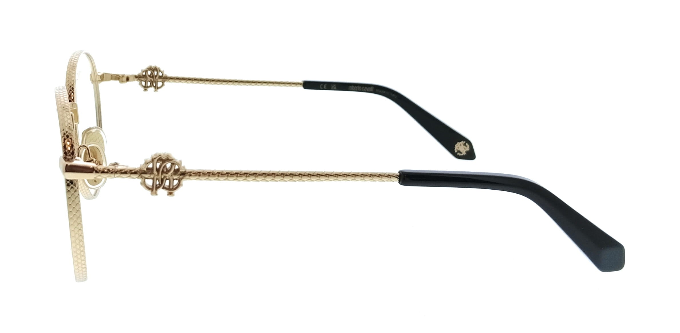 Roberto Cavalli Roberto Cavalli Shiny Rose Gold Cat Eye VRC047 520300 Eyeglasses