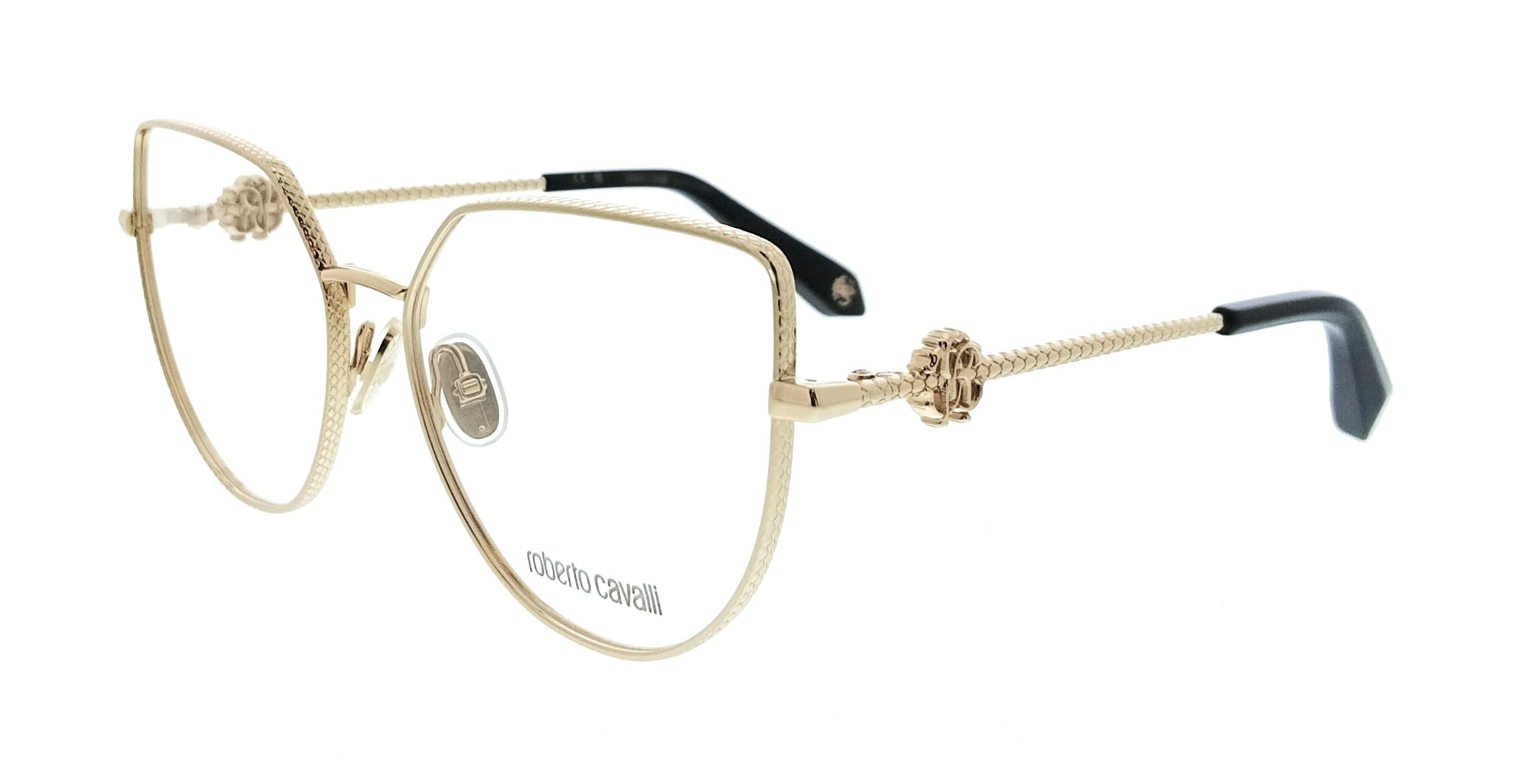 Roberto Cavalli Roberto Cavalli Shiny Rose Gold Square VRC048 560300 Eyeglasses