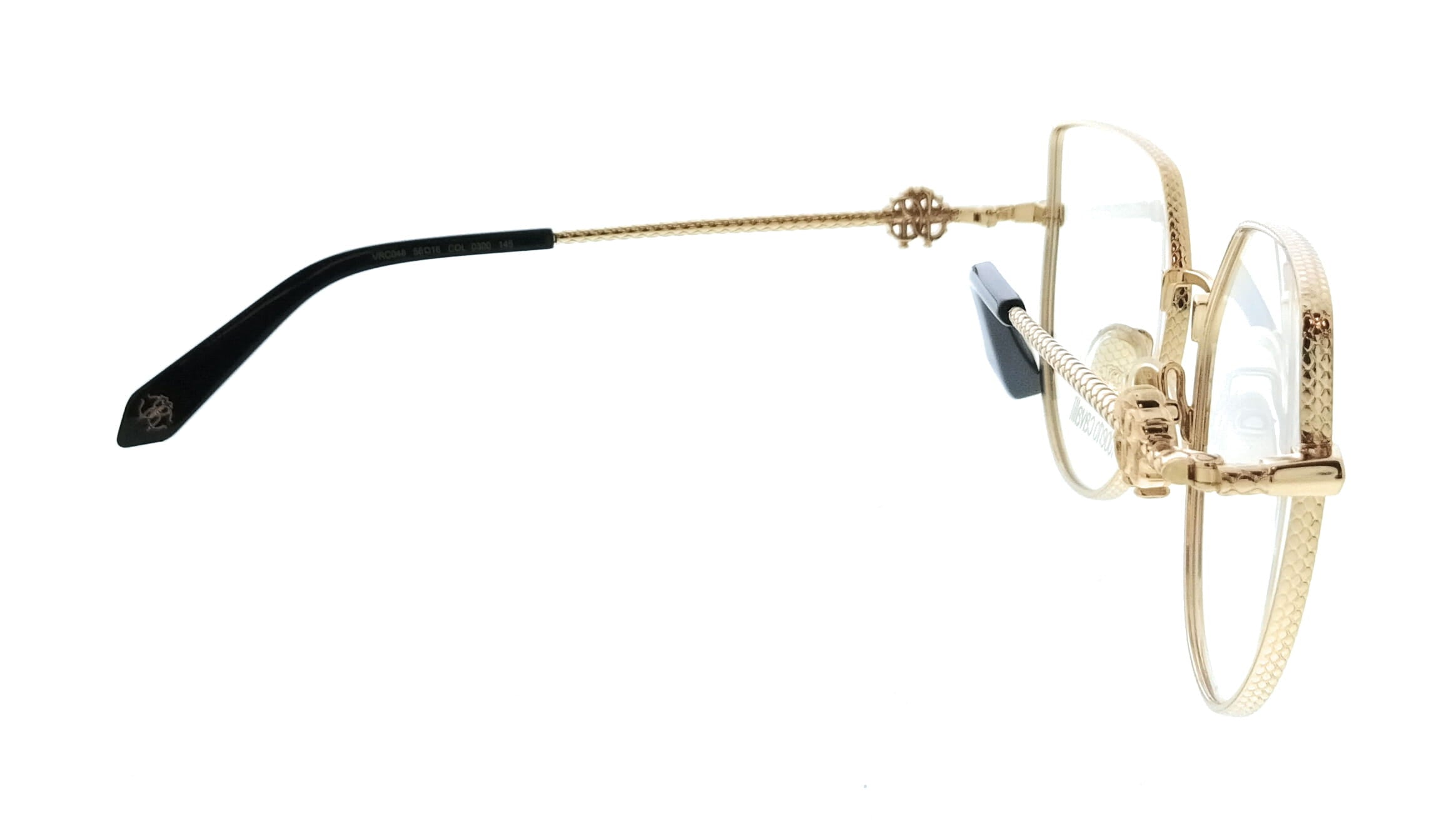 Roberto Cavalli Roberto Cavalli Shiny Rose Gold Square VRC048 560300 Eyeglasses