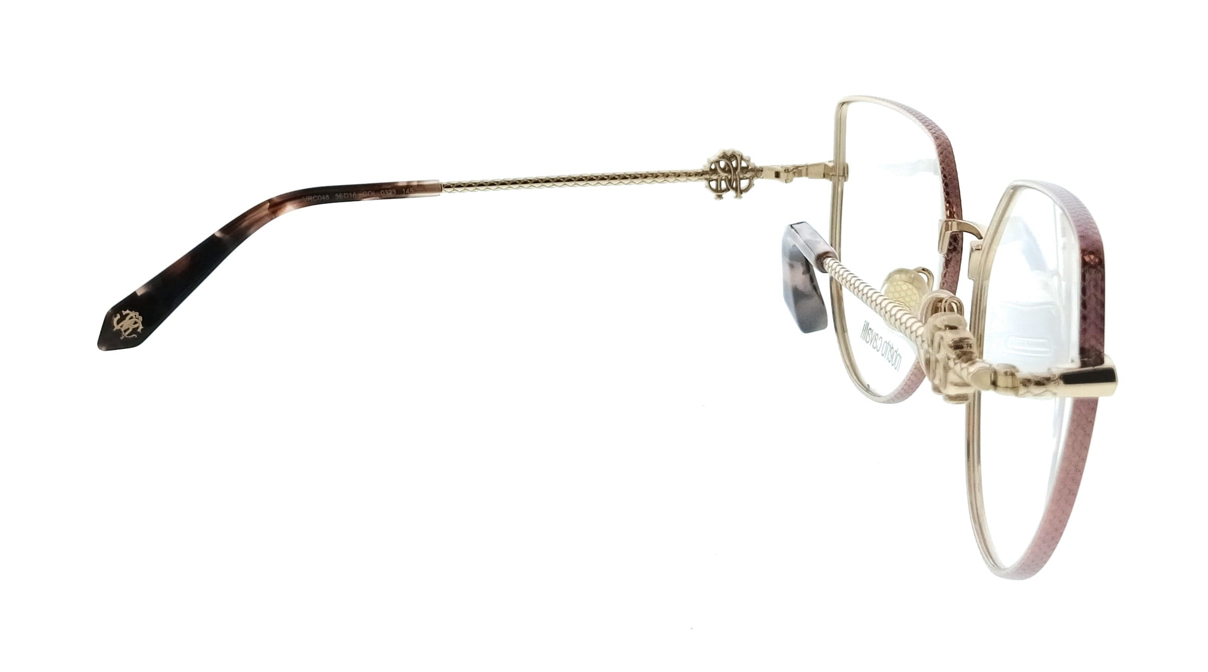 Roberto Cavalli Roberto Cavalli Rose Gold Pink Square VRC048 560323 Eyeglasses