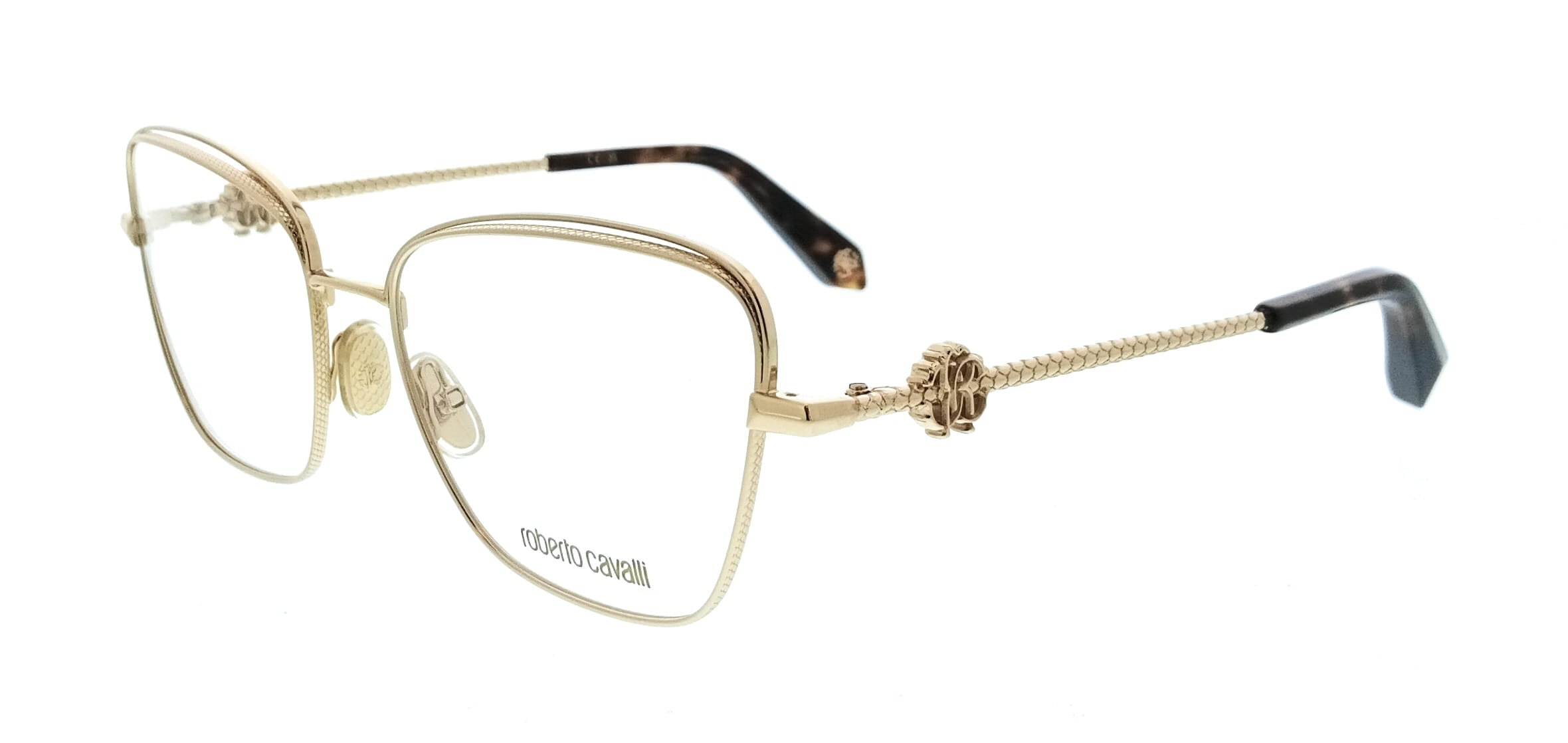 Roberto Cavalli Roberto Cavalli Rose Gold Square VRC069V56300V Eyeglasses