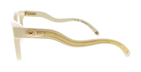 Roberto Cavalli Roberto Cavalli Shiny Cream Cat Eye VRC072 5309X7 Eyeglasses