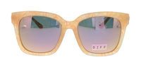 Diff Diff SDFBLLA54CITR Citrine Pearl Round Womens Sunglasses