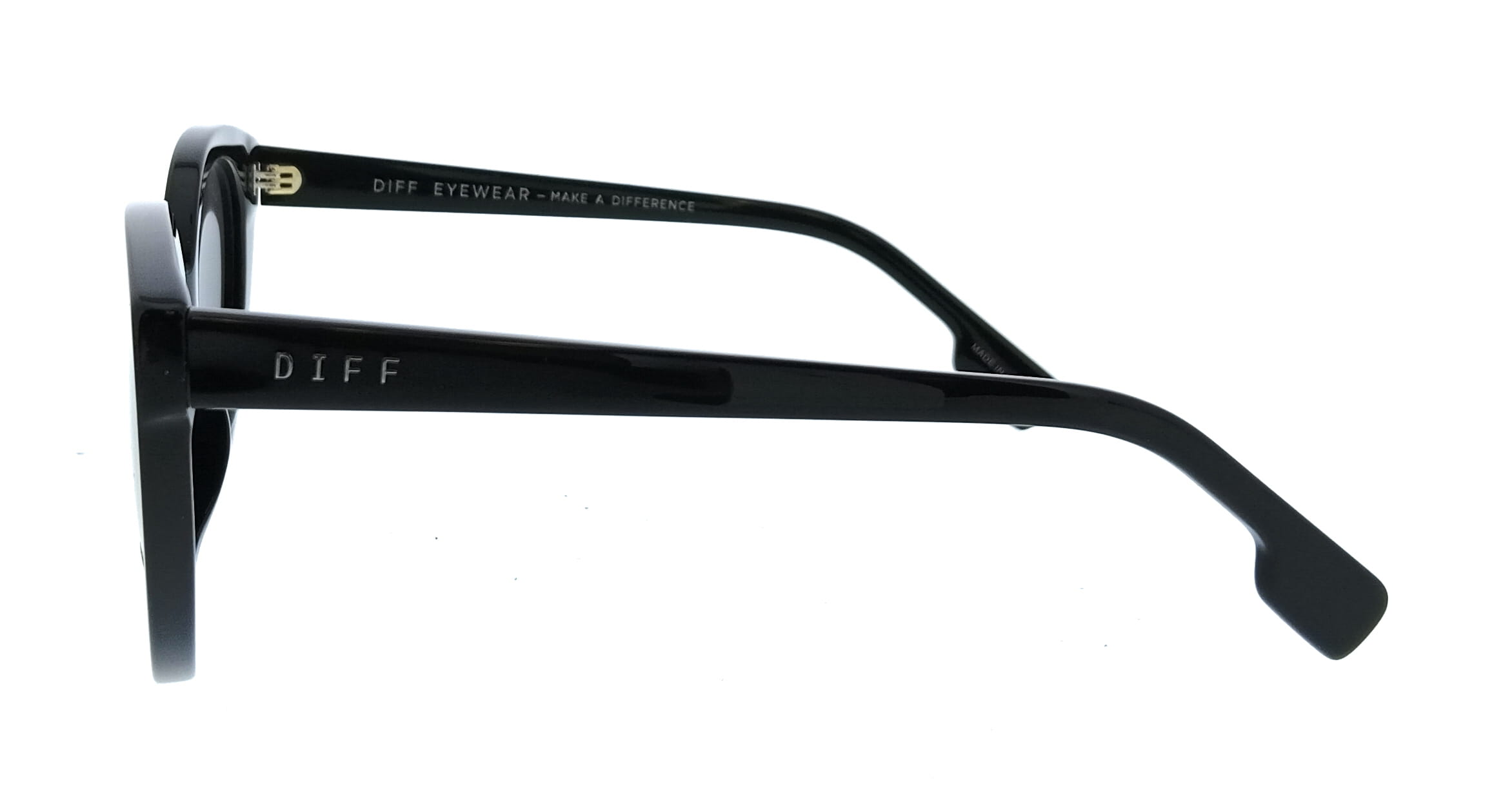 Diff Diff SDFEMMY520BLA Black Square Womens Sunglasses