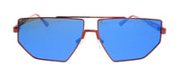 Diff Diff SDFHERO610RED Red Shield Unisex Sunglasses