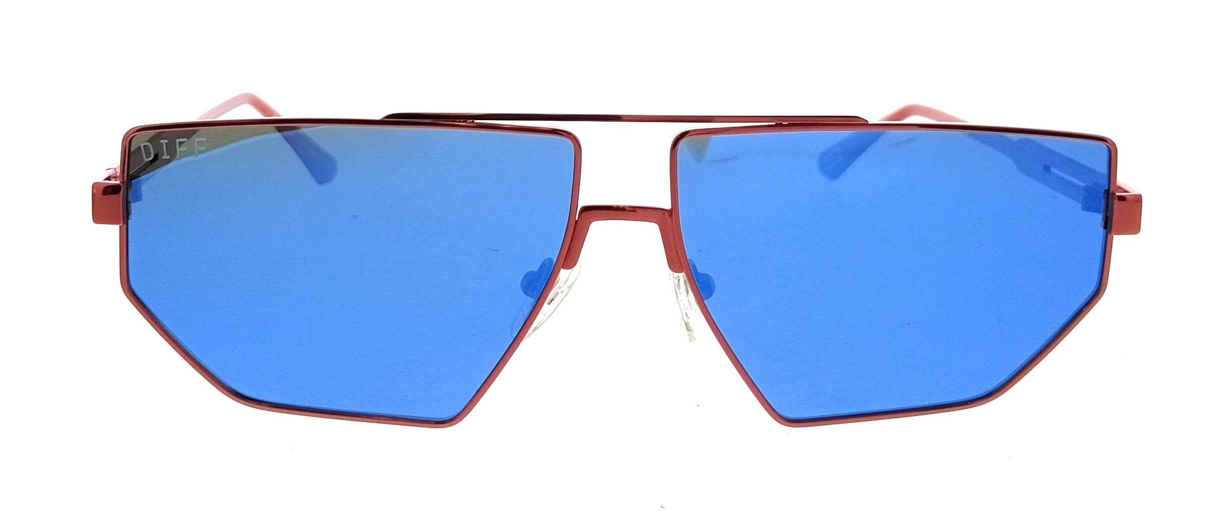 Diff Diff SDFHERO610RED Red Shield Unisex Sunglasses