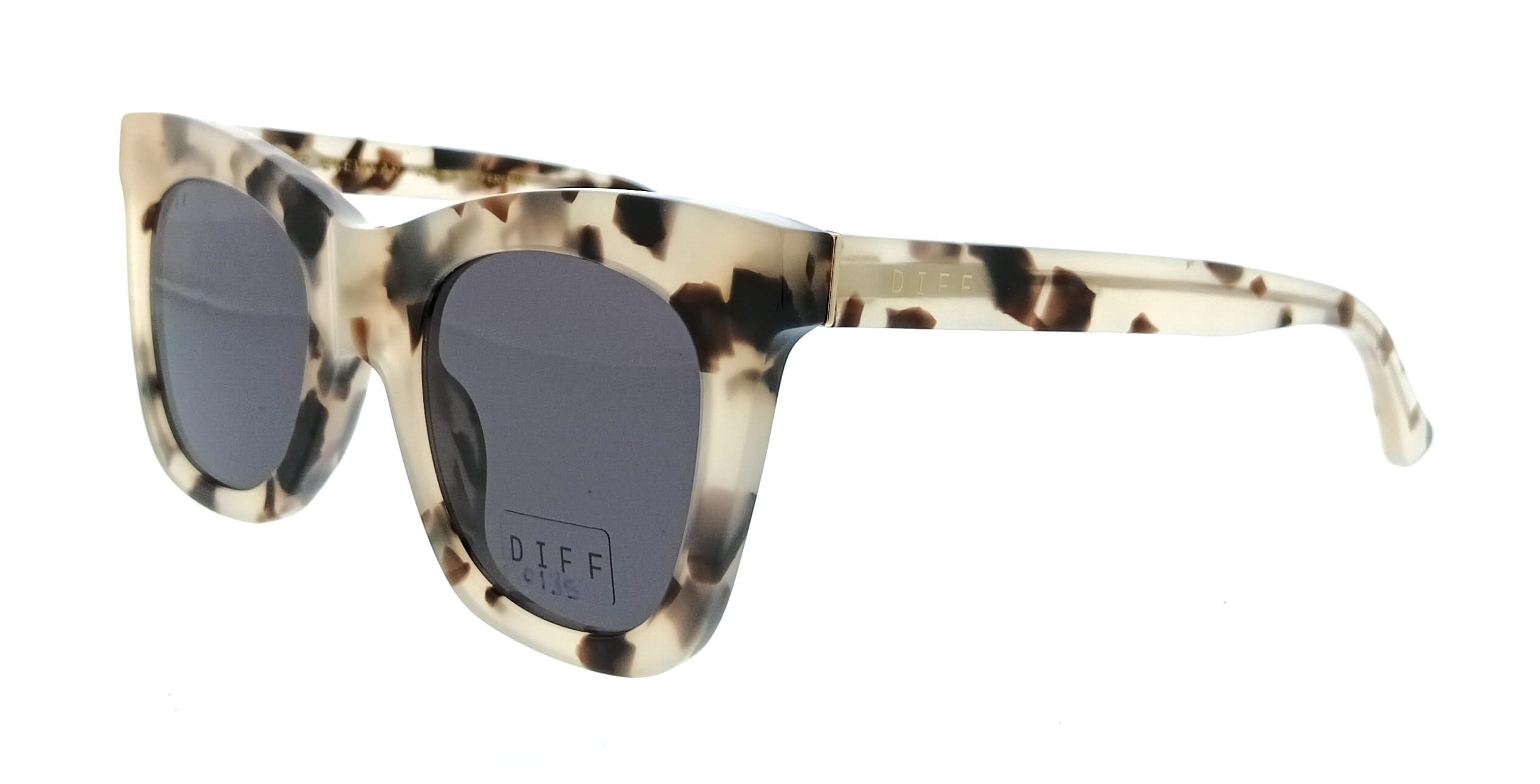 Diff Diff SDFKAIA580CRM Cream Tortoise Butterfly Womens Sunglasses
