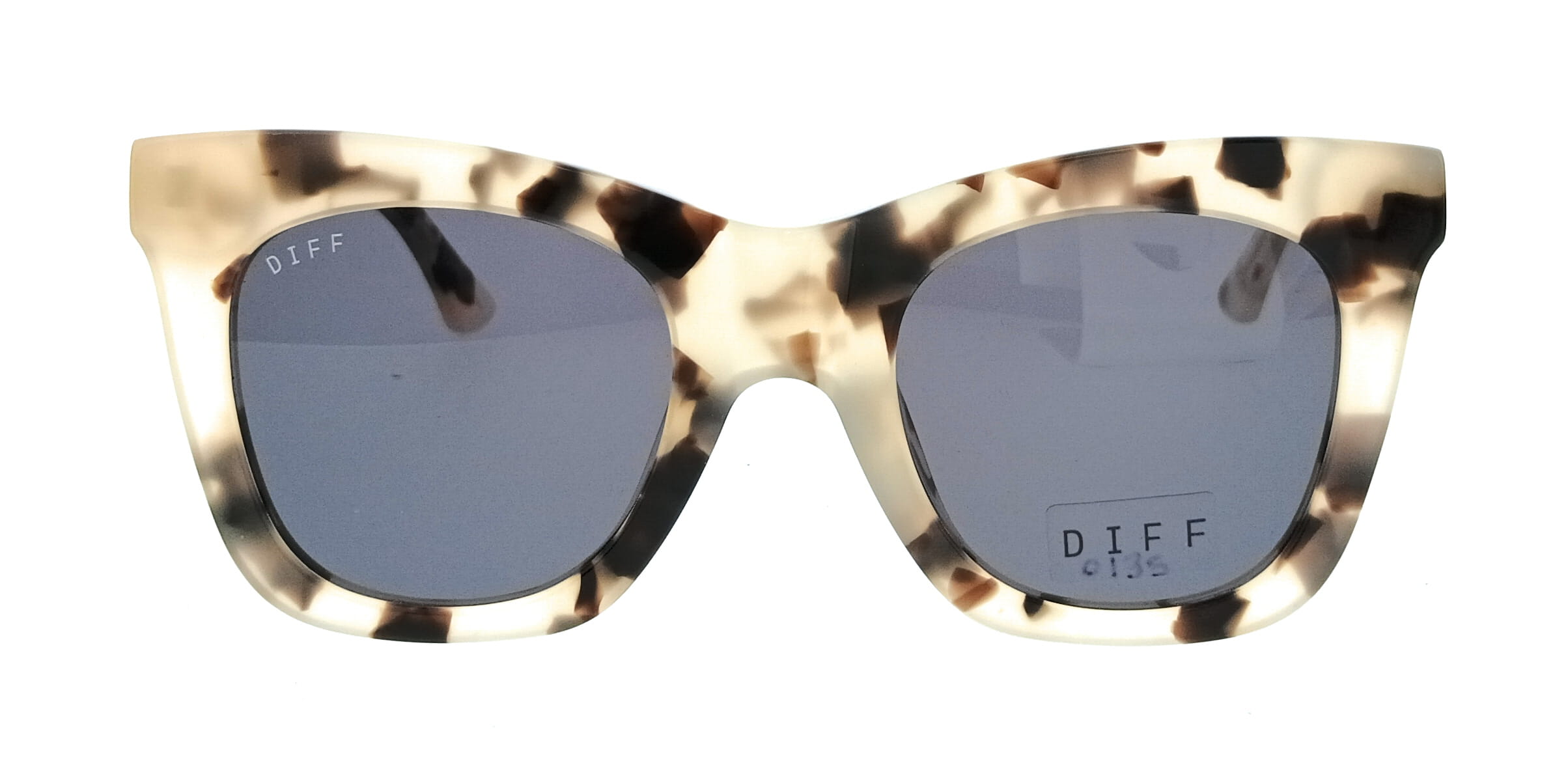 Diff Diff SDFKAIA580CRM Cream Tortoise Butterfly Womens Sunglasses