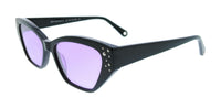 Diff Diff SDFNYMP550BLA Ack Purple Cat Eye Womens Sunglasses