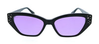 Diff Diff SDFNYMP550BLA Ack Purple Cat Eye Womens Sunglasses