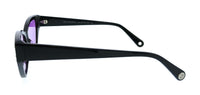 Diff Diff SDFNYMP550BLA Ack Purple Cat Eye Womens Sunglasses