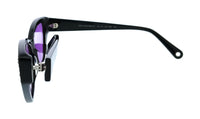 Diff Diff SDFNYMP550BLA Ack Purple Cat Eye Womens Sunglasses