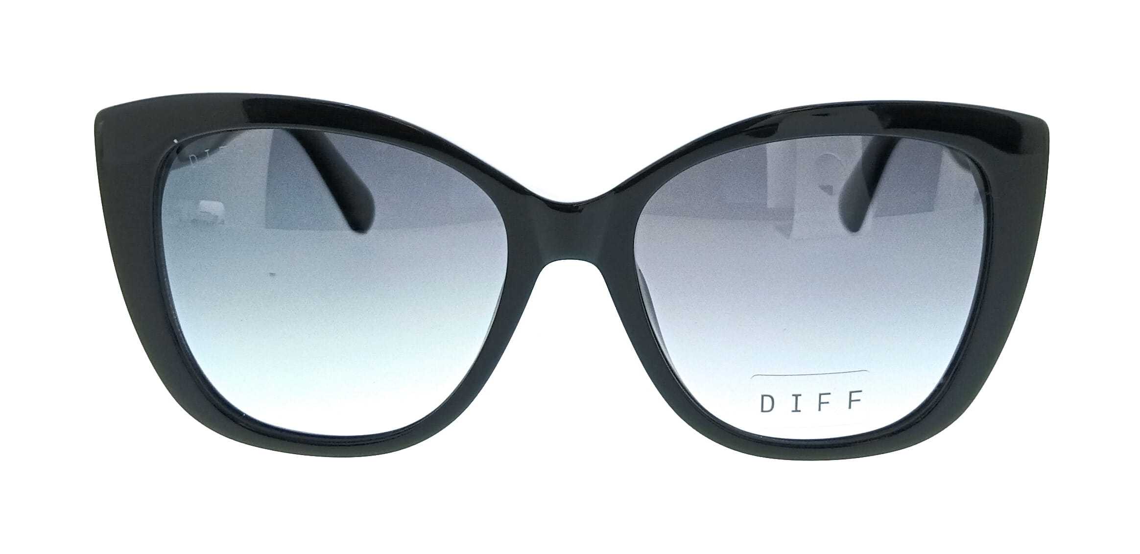 Diff Diff SDFRUBY540BLA Black Round Womens Sunglasses