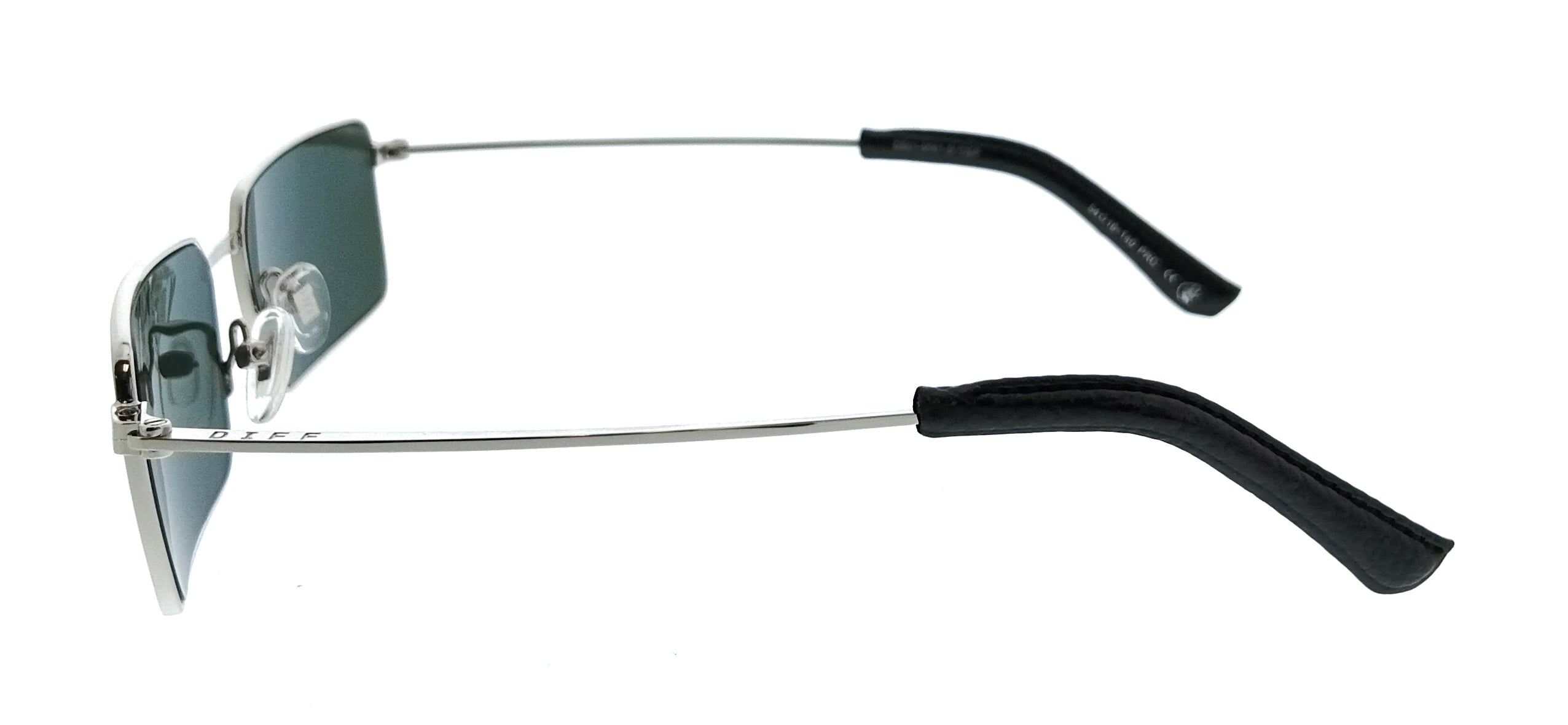 Diff Diff SDFSLY 540SIL Black Aviator Womens Sunglasses