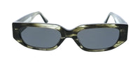 Diff Diff SDFSLY 549U47 Green Aviator Womens Sunglasses