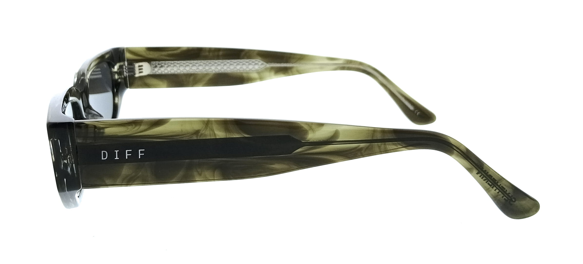 Diff Diff SDFSLY 549U47 Green Aviator Womens Sunglasses