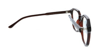 Diff Diff Black Rectangle VDFALLN51CHST Eyeglasses