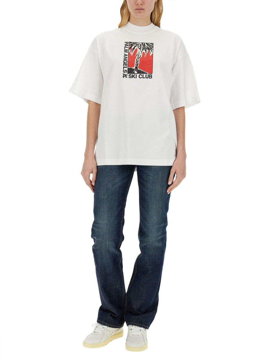 Palm Angels Women Palm Ski Club T-Shirt