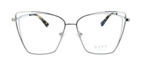 Diff Diff Black Square VDFBCK3570SIL Eyeglasses