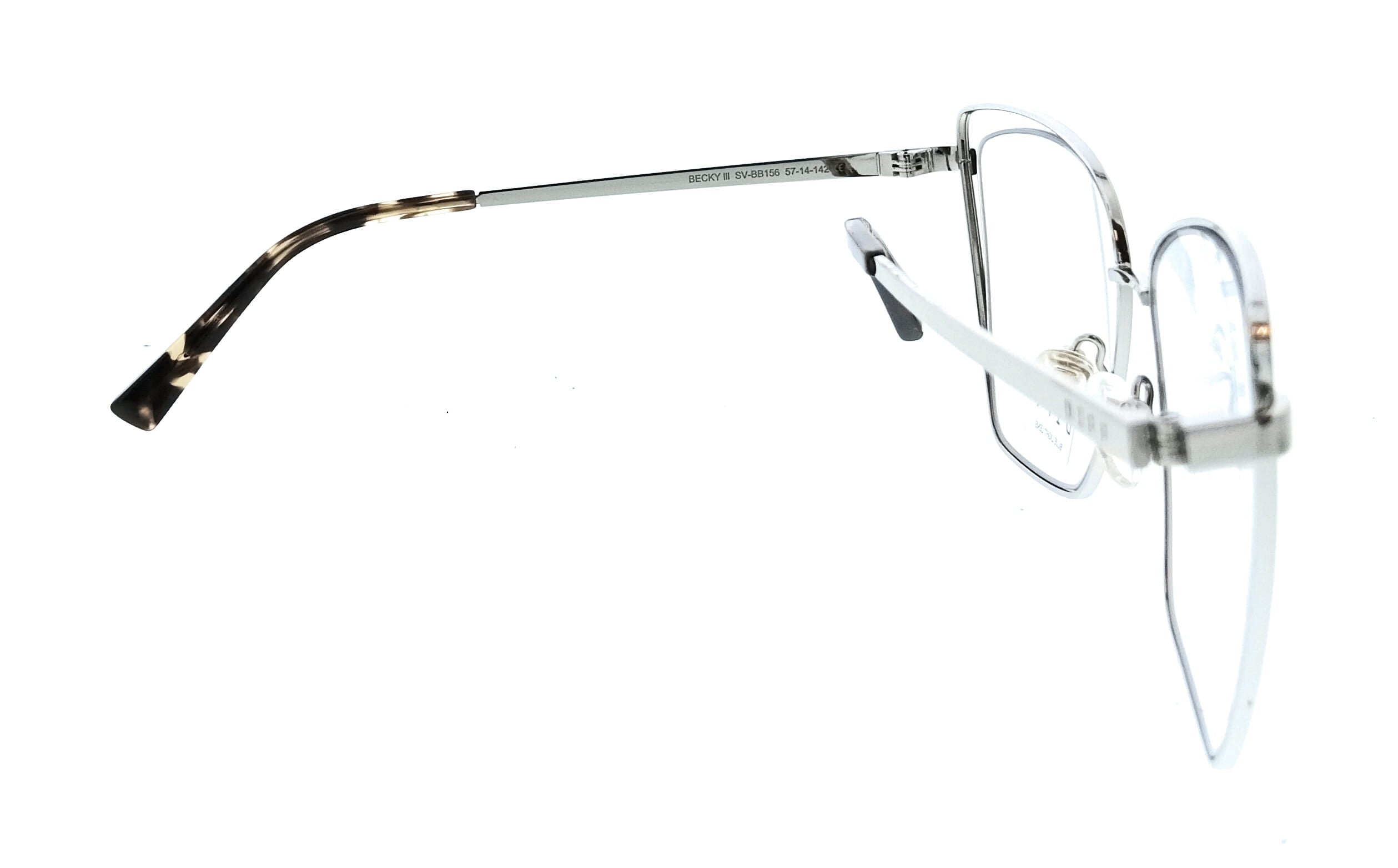 Diff Diff Black Square VDFBCK3570SIL Eyeglasses