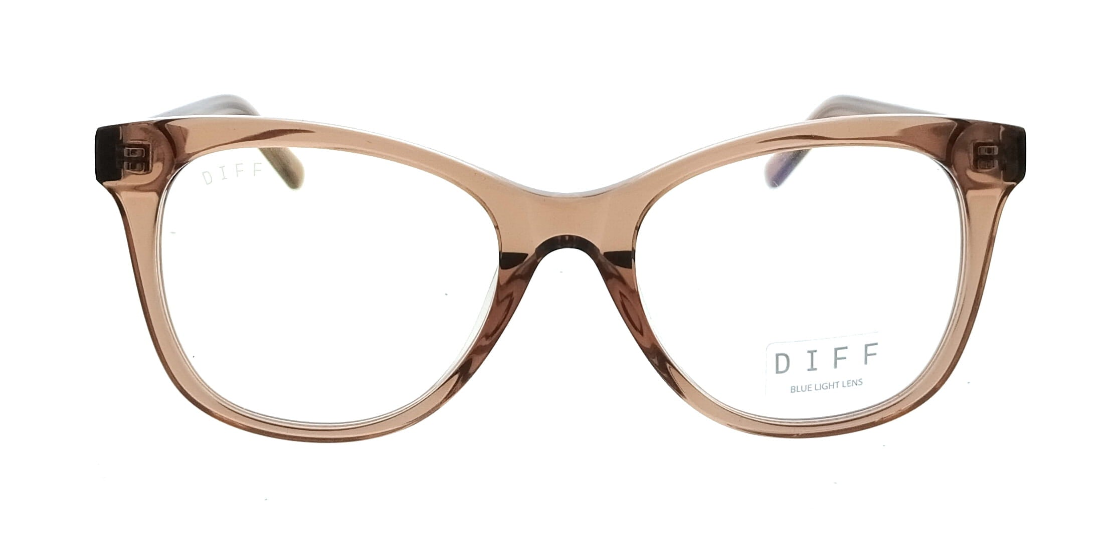Diff Diff Black Rectangle VDFCRNA50DCRY Eyeglasses