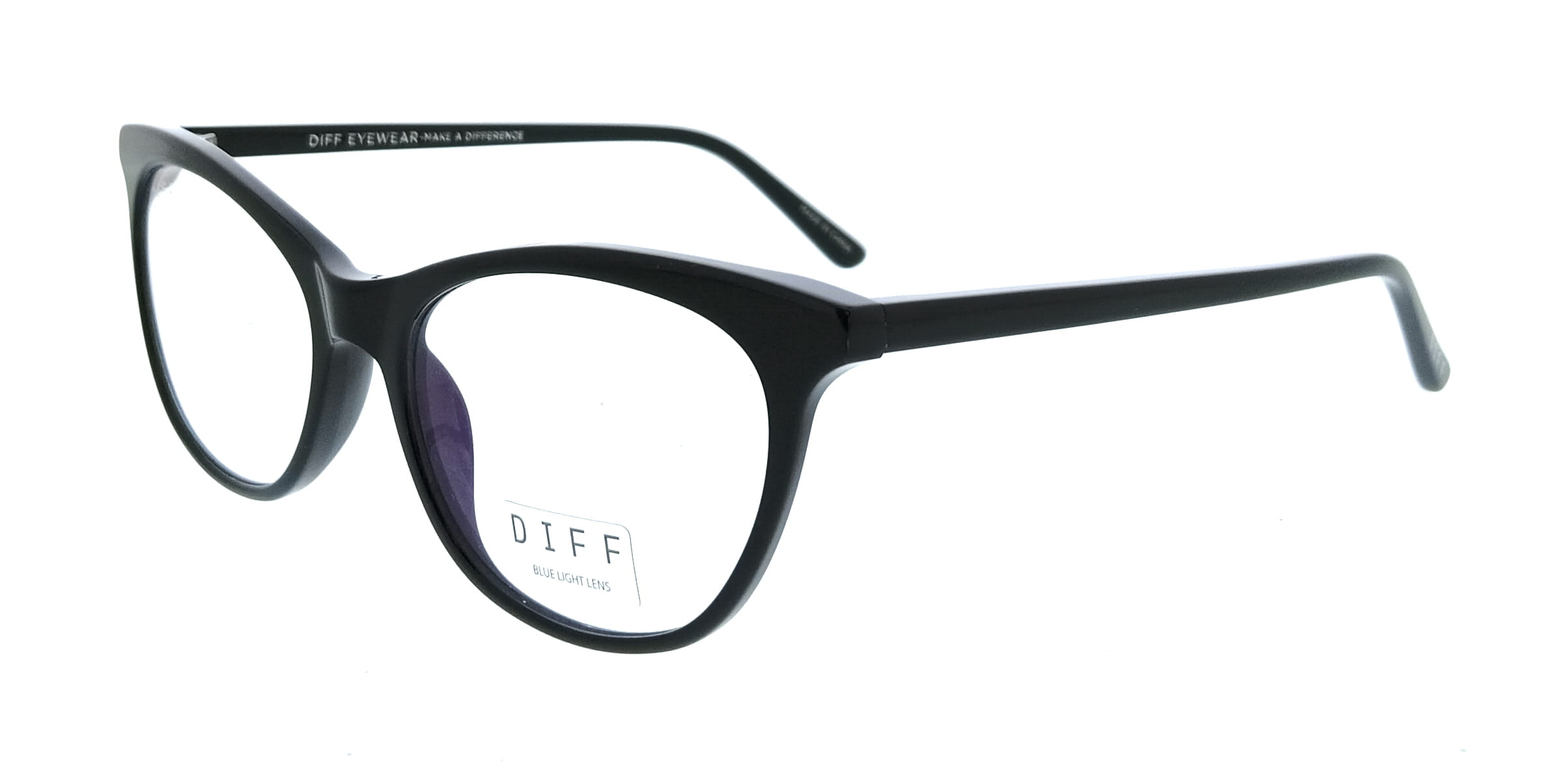 Diff Diff Black Cat Eye VDFJADE510BLA Eyeglasses