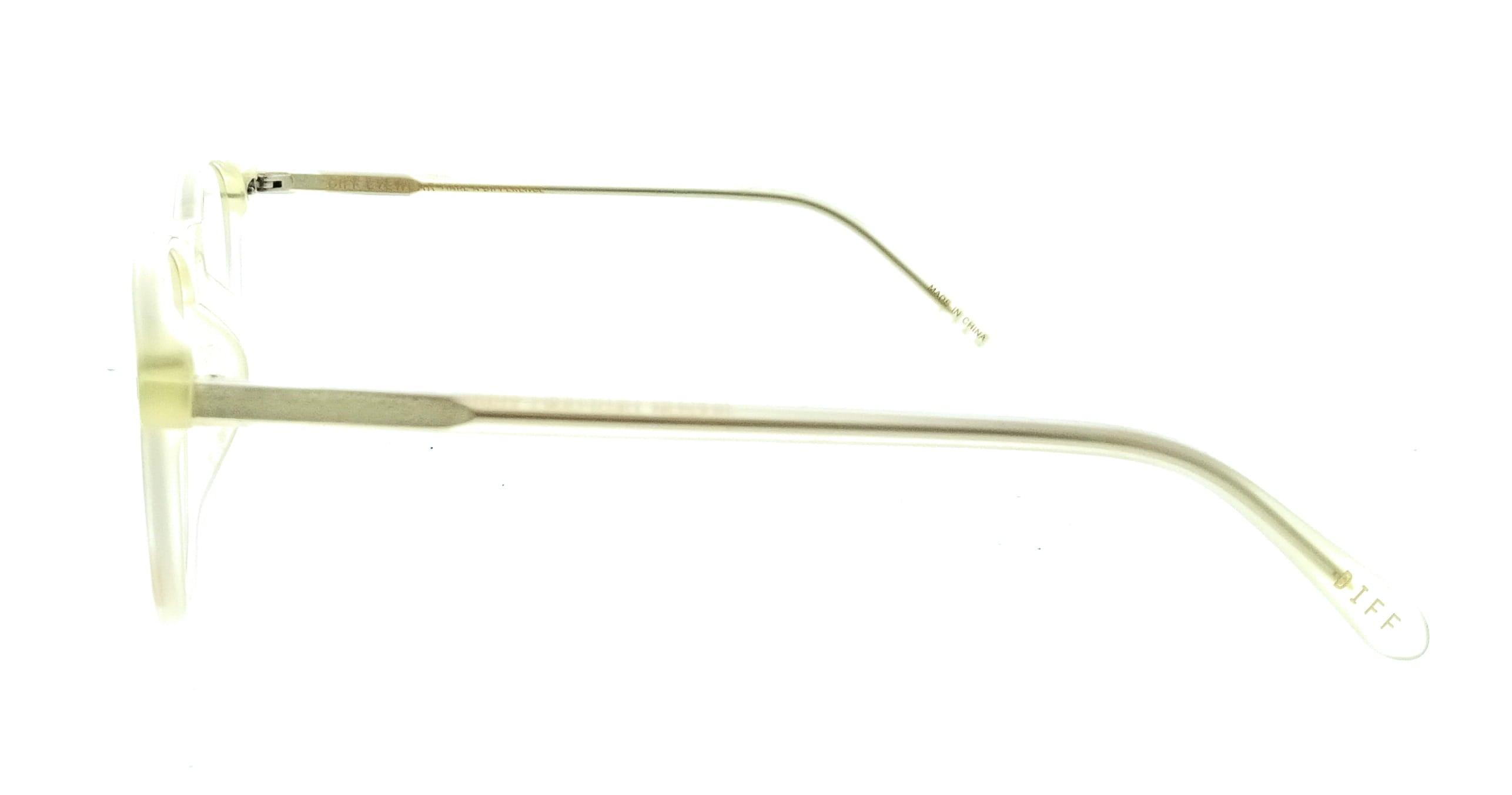 Diff Diff Black Square VDFJAXS49GRNT Eyeglasses