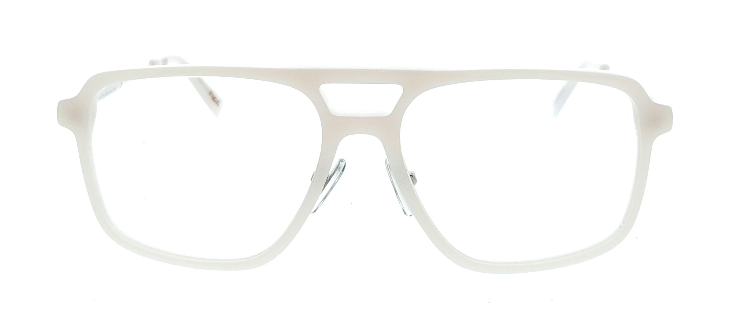 Diff Diff White Rectangle VDFLKE 560WHI Eyeglasses