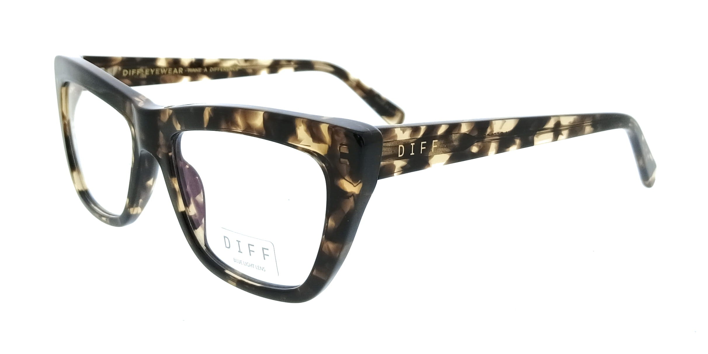 Diff Diff Espresso Tort - 0T 54 17 145 Square VDFNAD 540BLT Eyeglasses