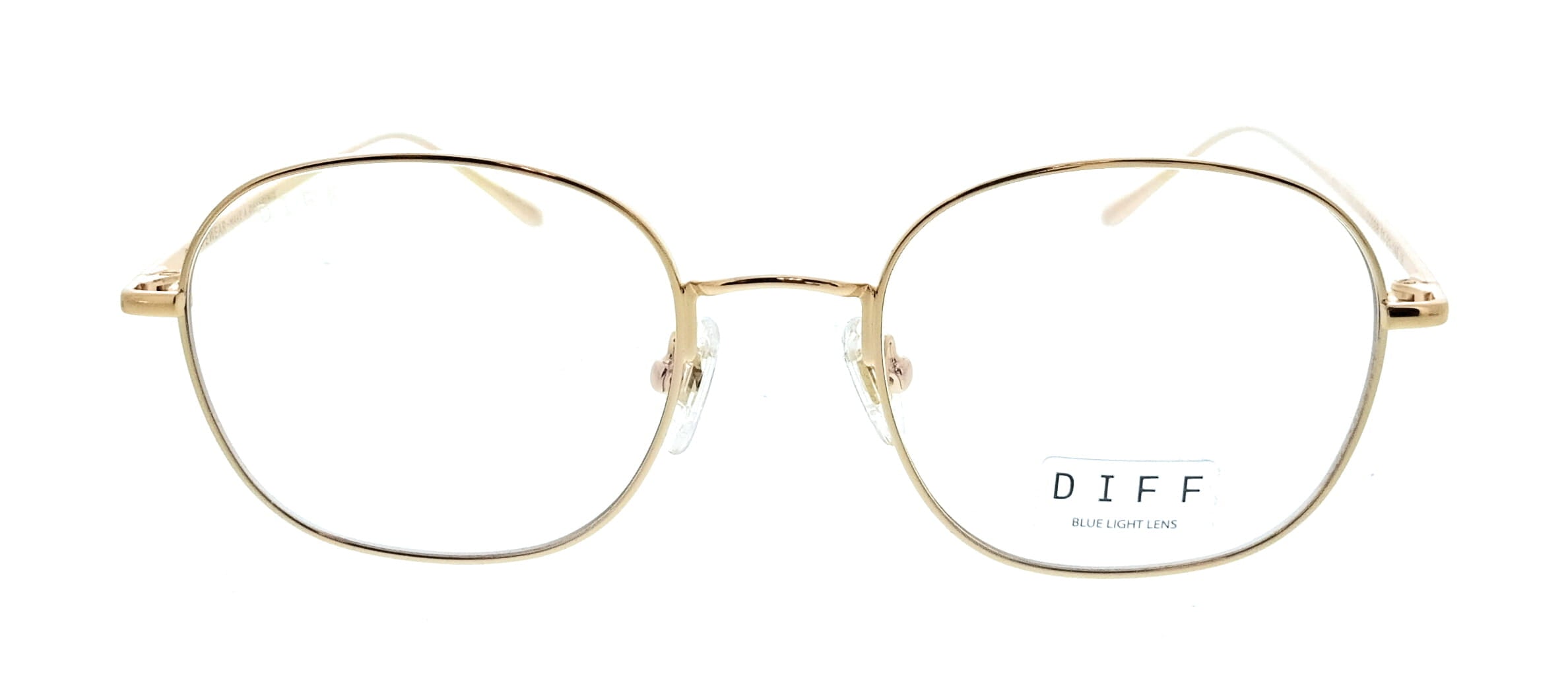 Diff Diff Black Round VDFREID510GOL Eyeglasses