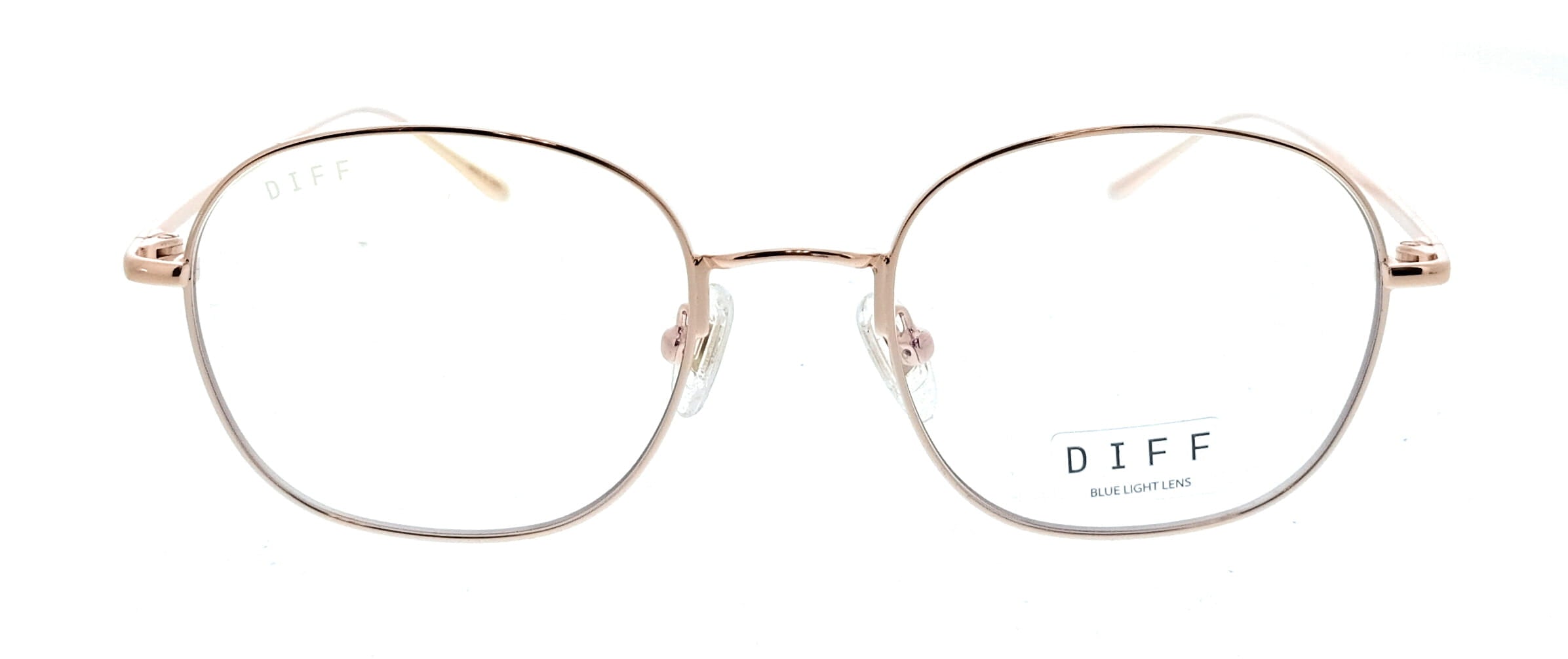 Diff Diff Rose Gold Round VDFREID51RGOL Eyeglasses