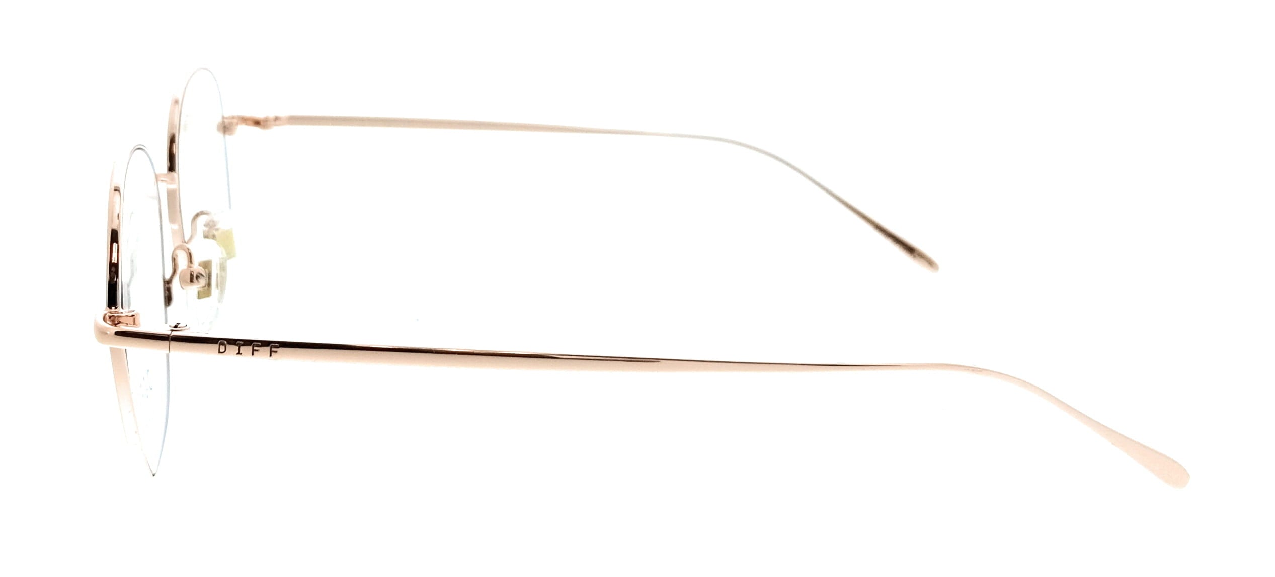 Diff Diff Rose Gold Round VDFREID51RGOL Eyeglasses