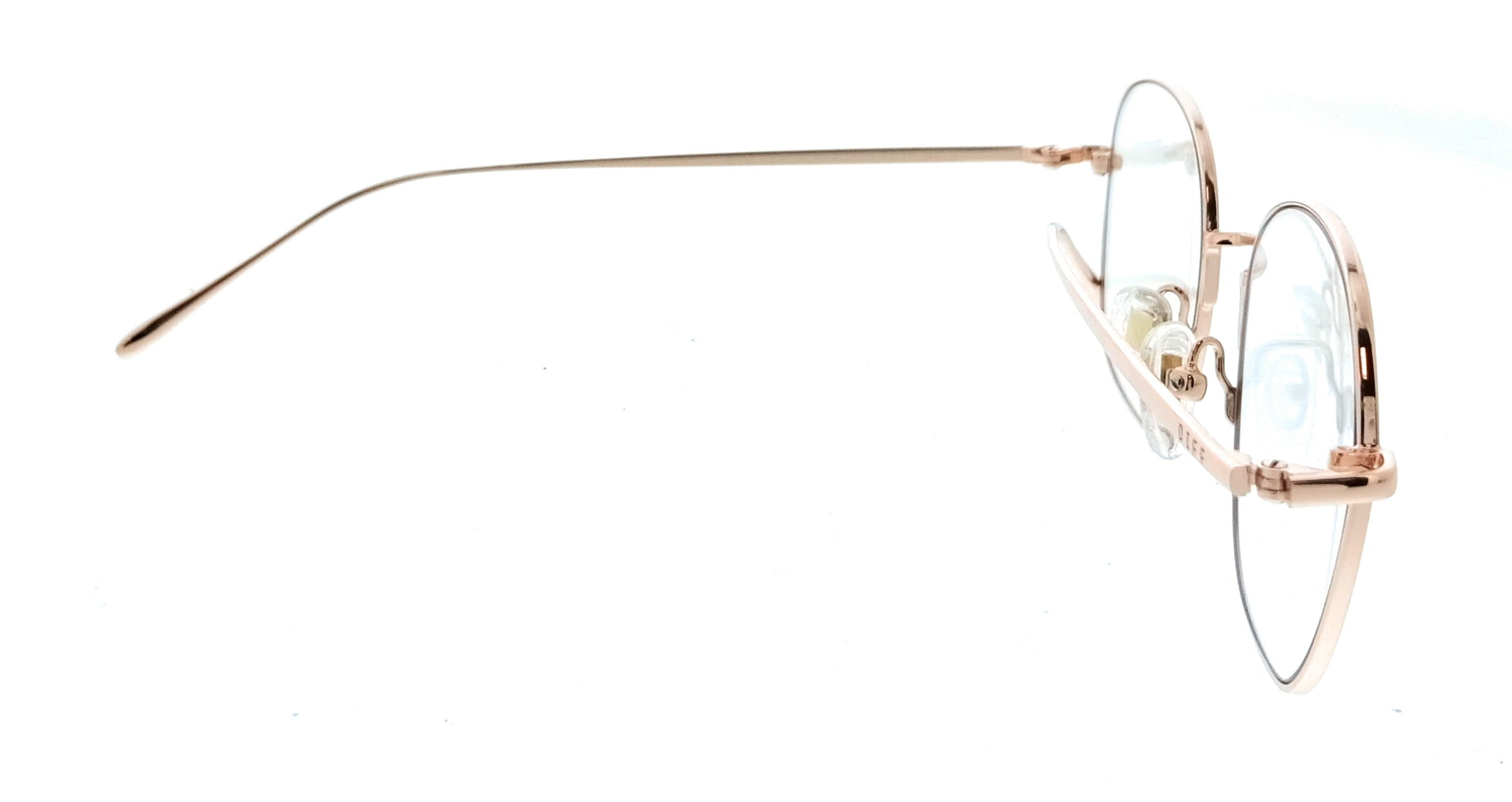 Diff Diff Rose Gold Round VDFREID51RGOL Eyeglasses