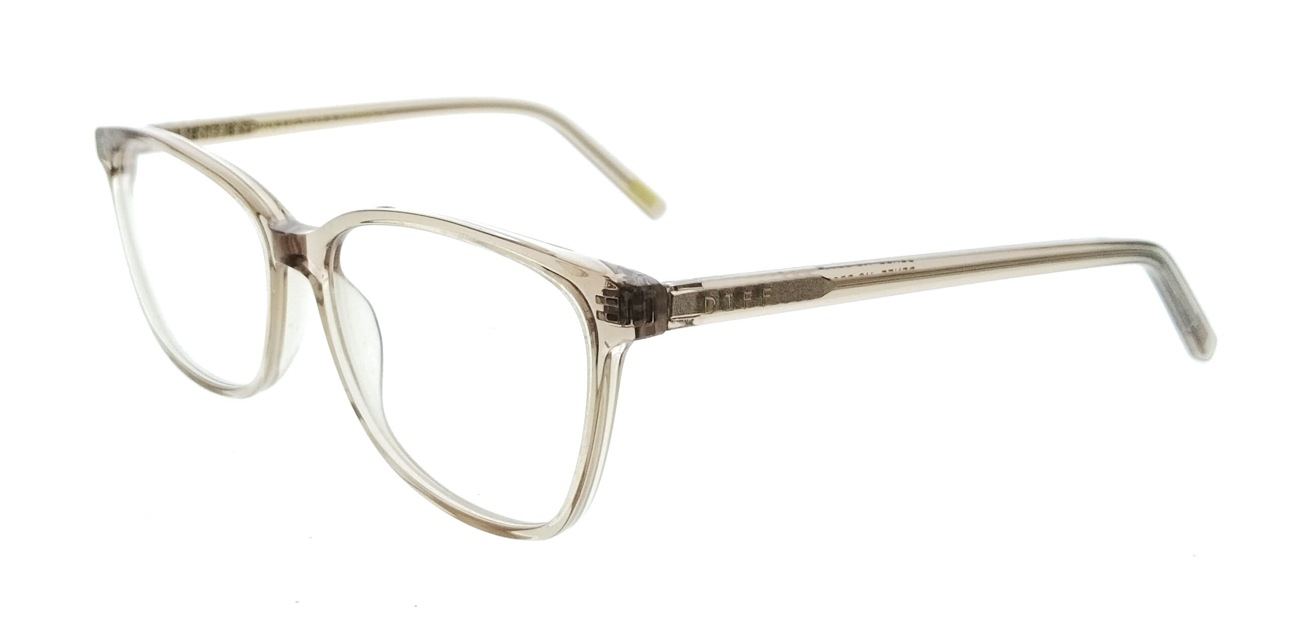 Diff Diff Vintage Crystal Rectangle VDFRENE53VCRY Eyeglasses