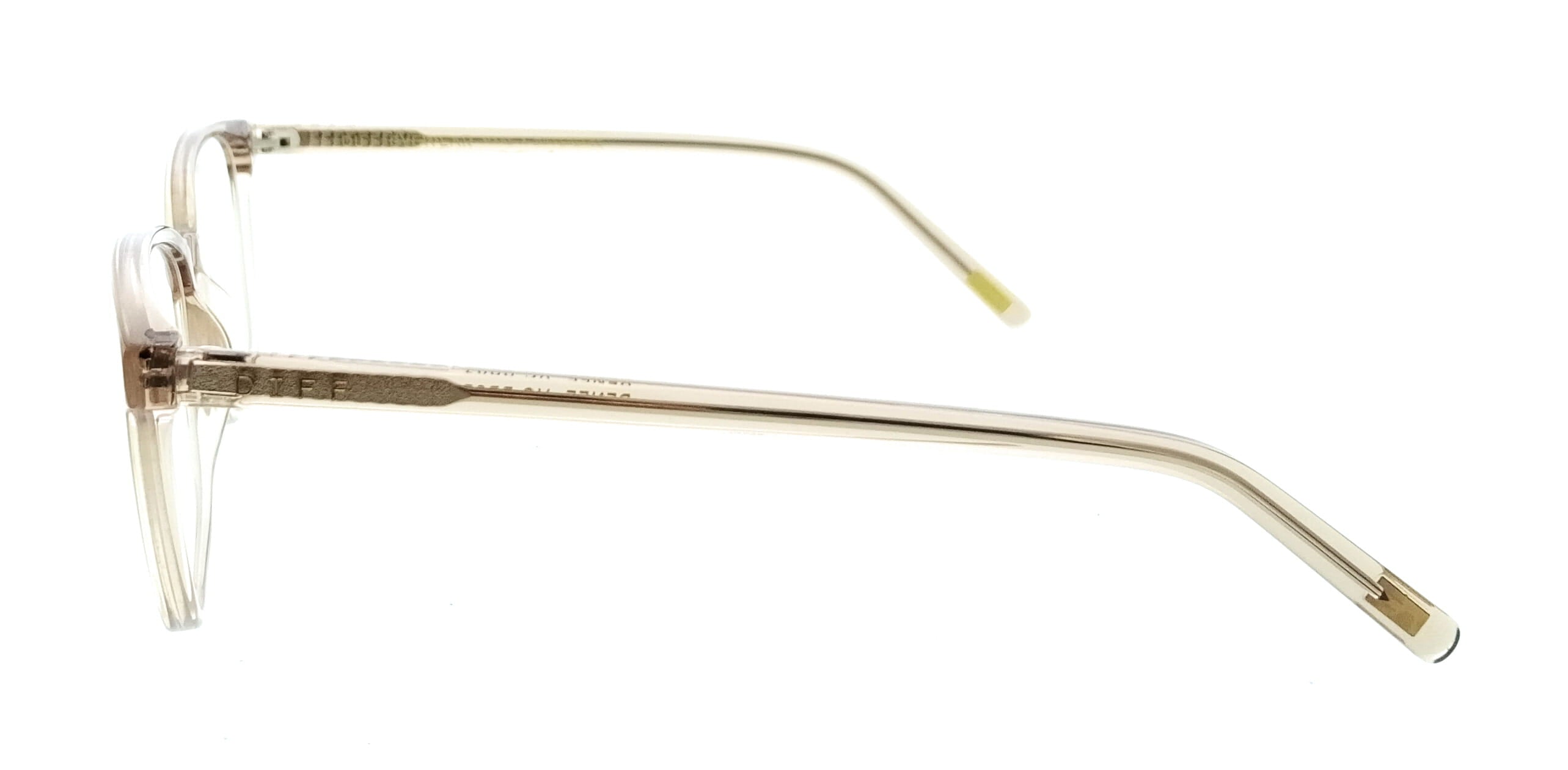 Diff Diff Vintage Crystal Rectangle VDFRENE53VCRY Eyeglasses