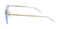 Diff Diff Black Round VDFRUE 46CBLB Eyeglasses