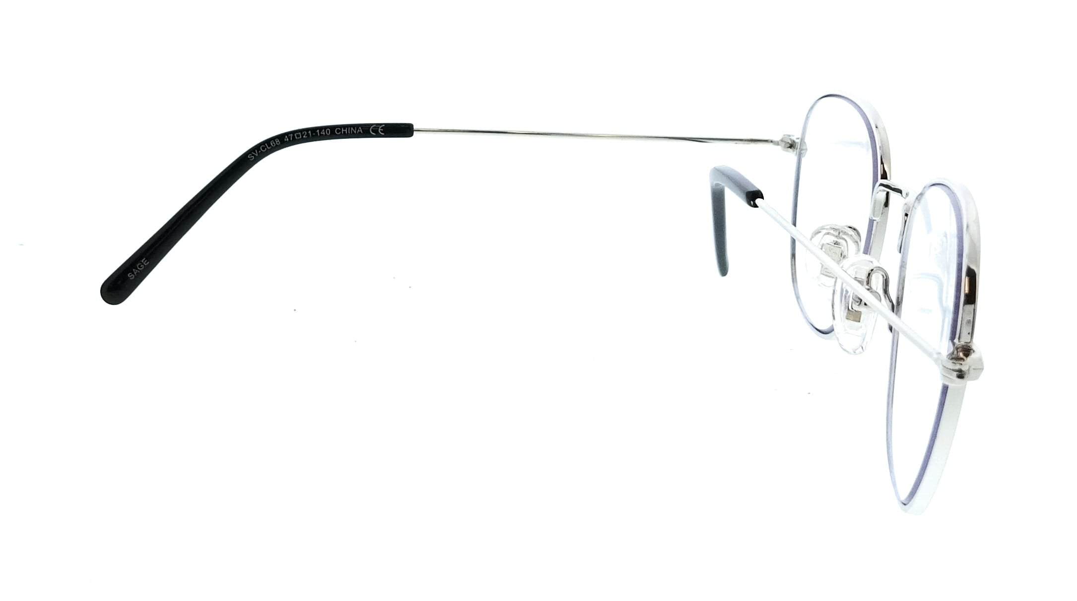 Diff Diff Black Round VDFSAGE460SIL Eyeglasses