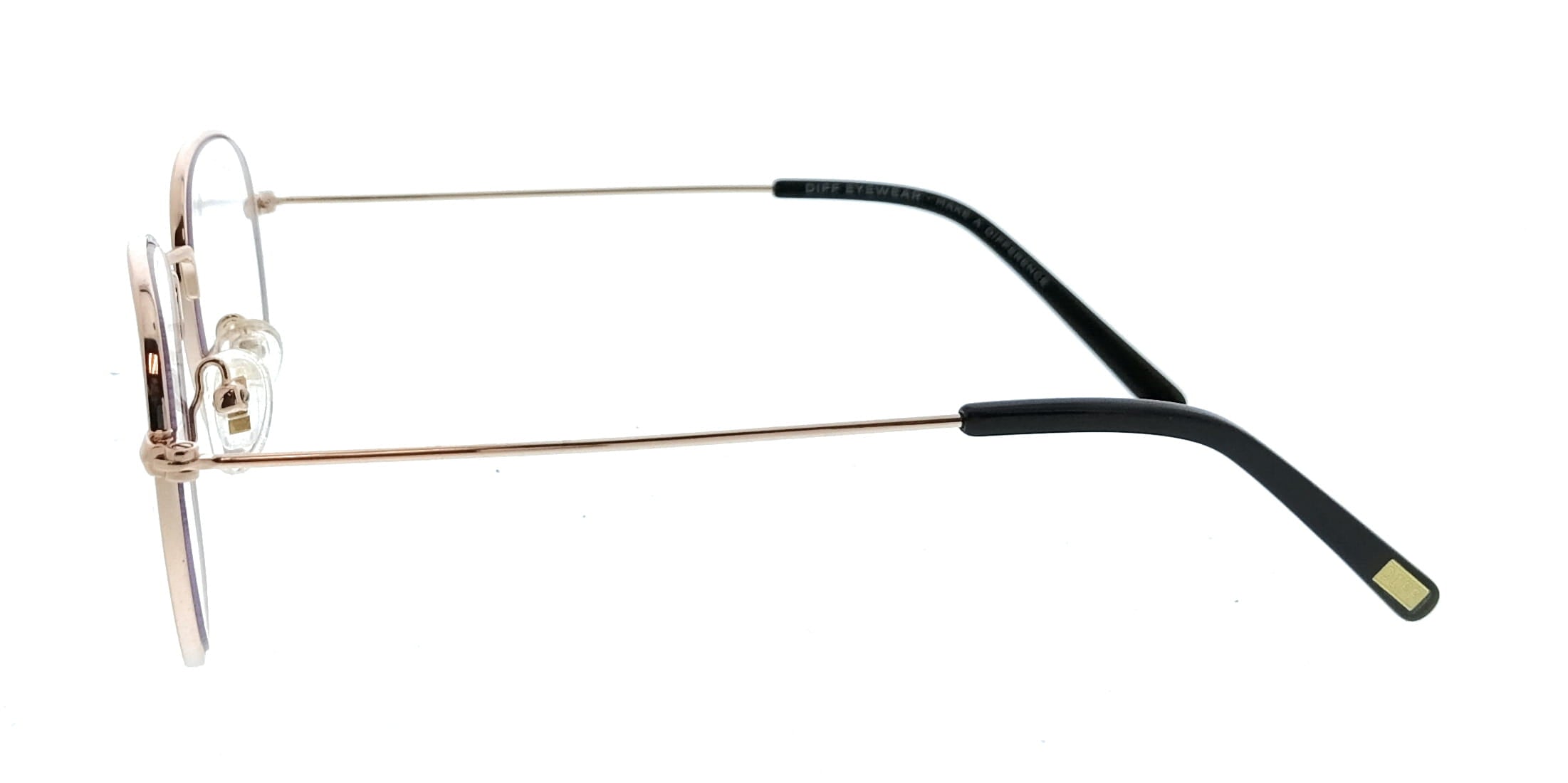 Diff Diff Rose Gold Round VDFSAGE46RGOL Eyeglasses