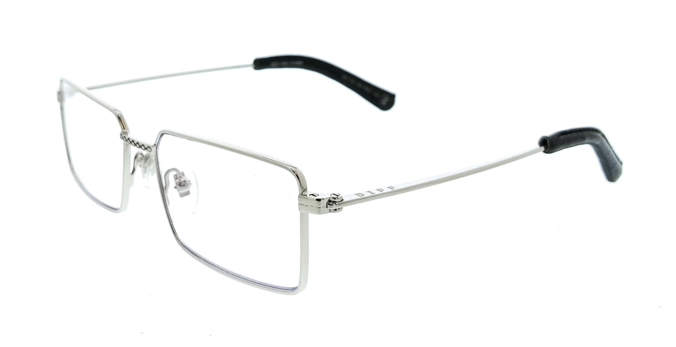 Diff Diff Black Aviator VDFSLY 540SIL Eyeglasses