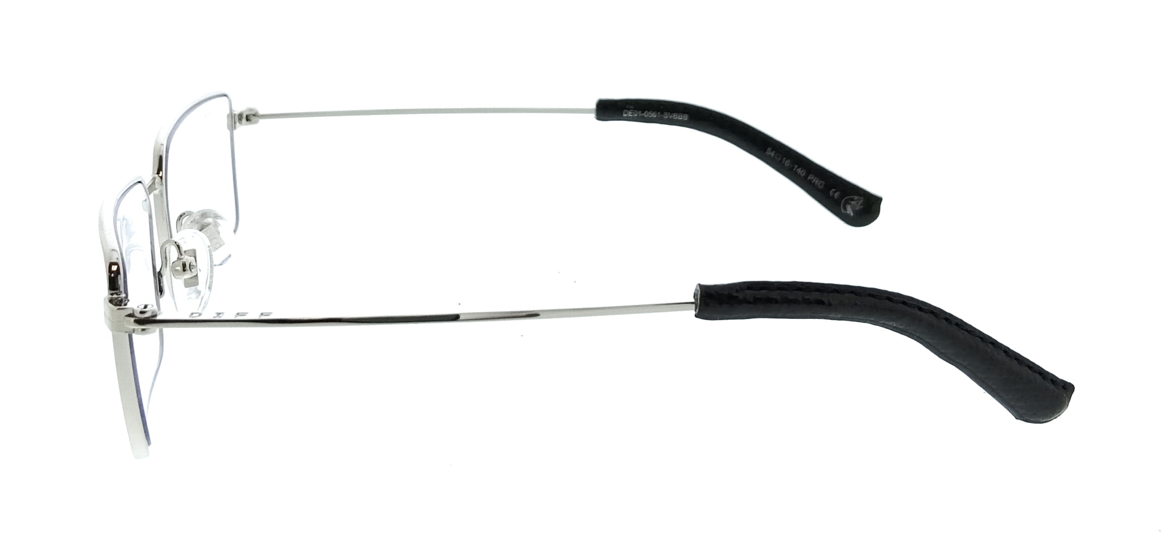 Diff Diff Black Aviator VDFSLY 540SIL Eyeglasses