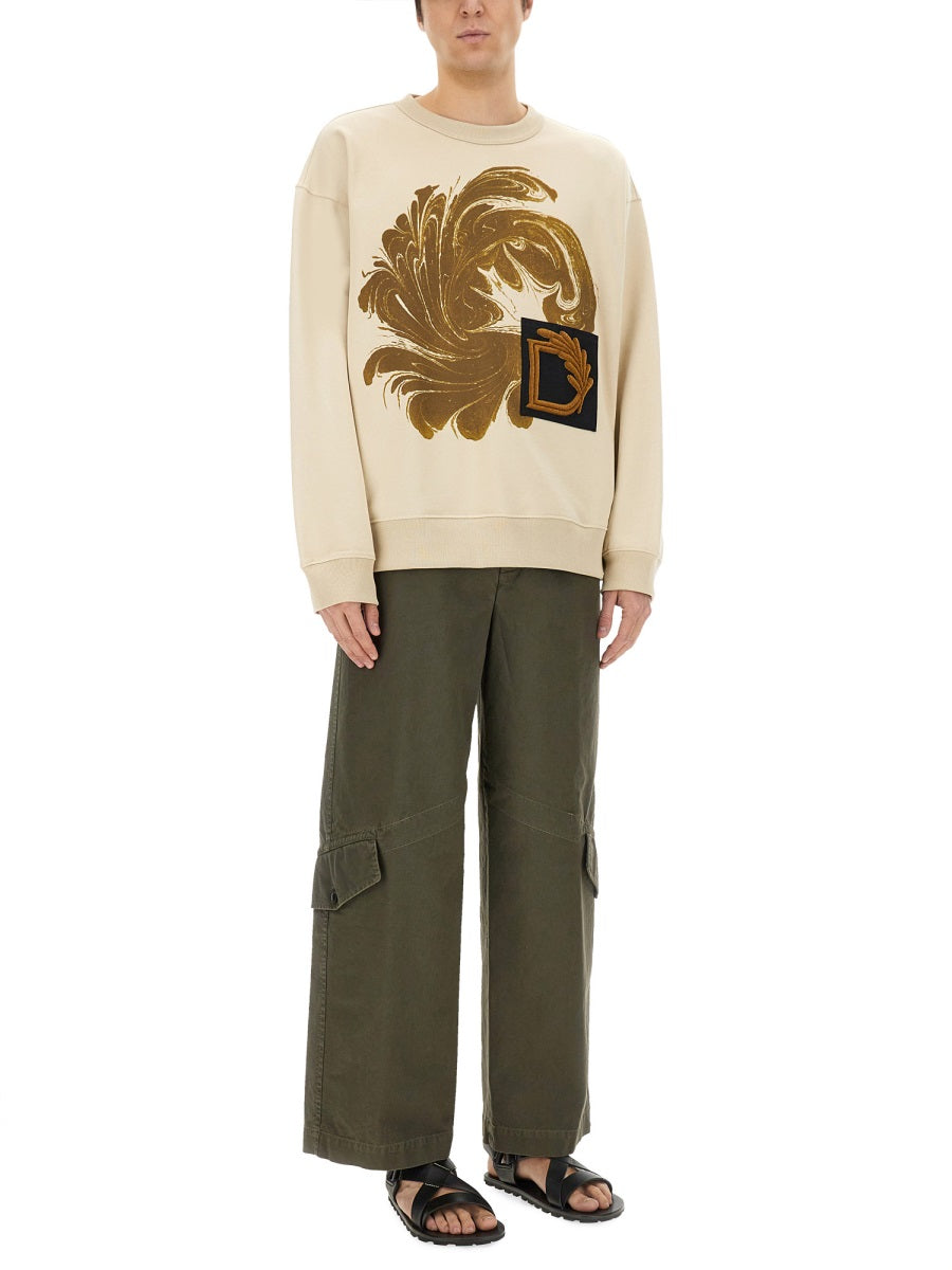 Dries Van Noten Men Sweatshirt With Print