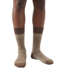 Missoni Missoni Brown Teal Mens Stripe Dress Socks-