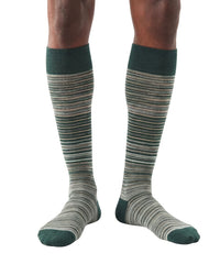 Missoni Missoni Taupe  Mens Stripe Dress Socks-