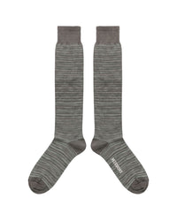 Missoni Missoni Taupe  Mens Stripe Dress Socks-