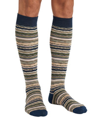 Missoni Missoni Teal Mens Stripe Dress Socks-
