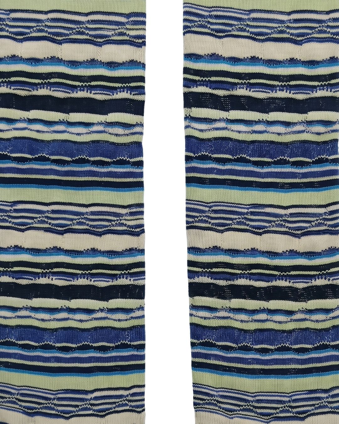 Missoni Missoni Navy Cobalt Mens Stripe Dress Socks-
